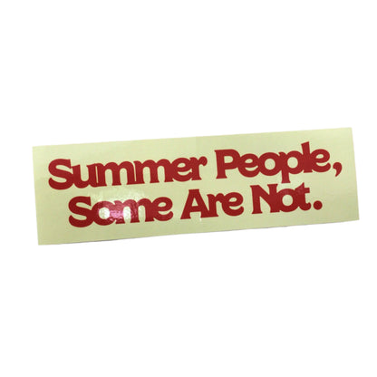 Summer People, Some are not by Adam Spitalny