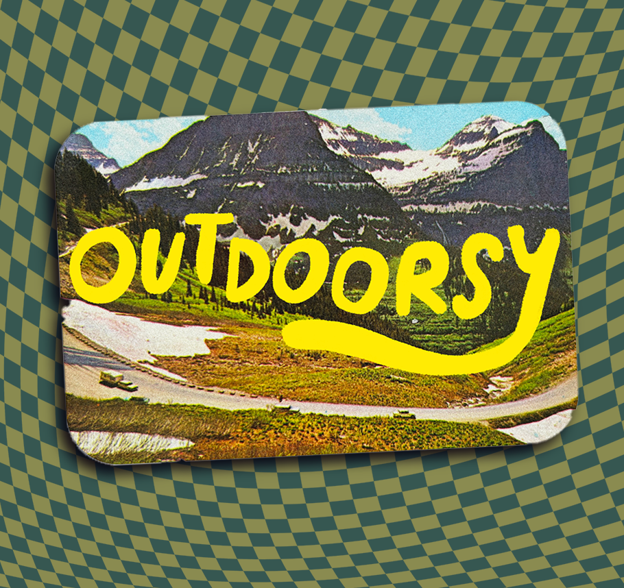 Outdoorsy - Vinyl Sticker