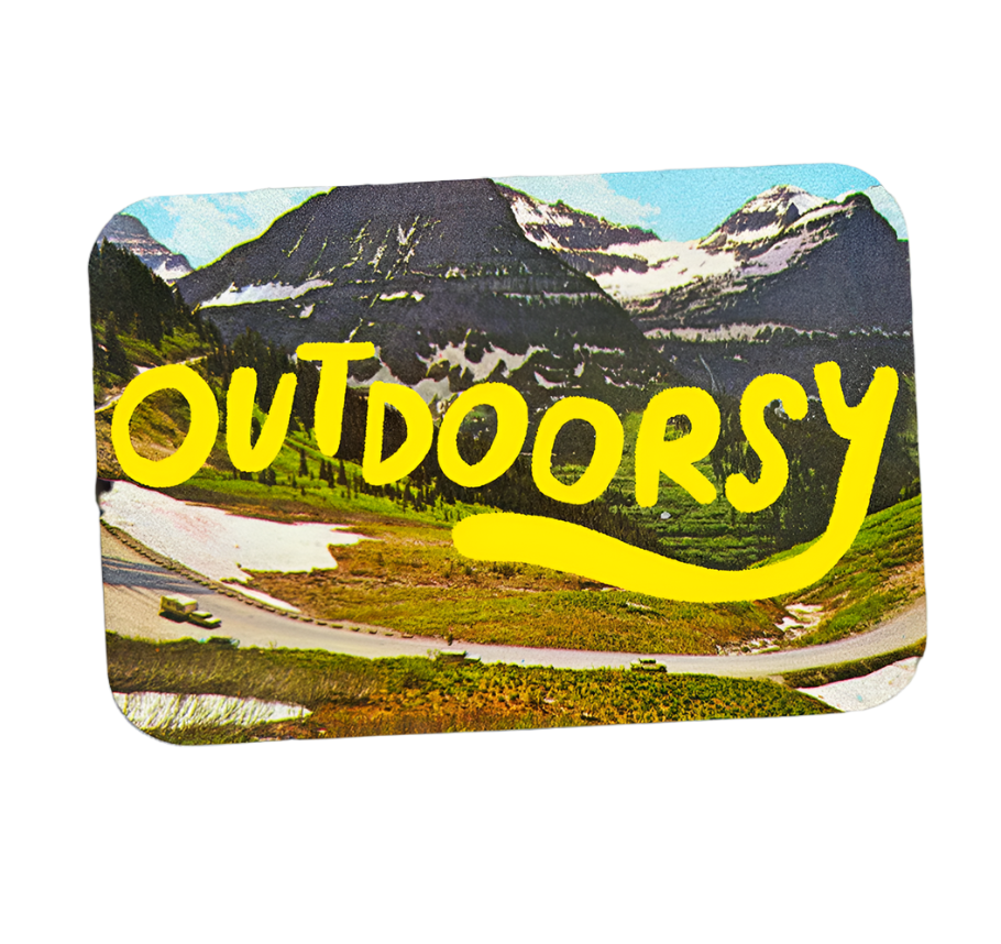 Outdoorsy - Vinyl Sticker