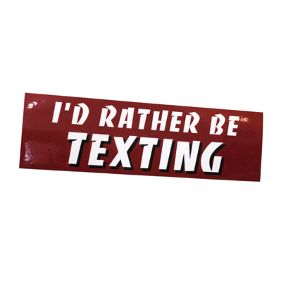 I'd rather be texting by Anna Boskovski