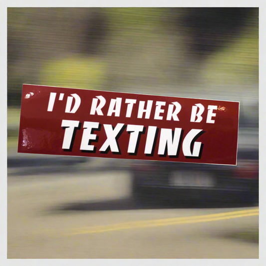 I'd rather be texting by Anna Boskovski