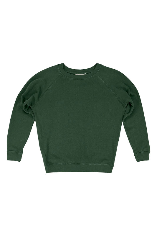 Bonfire Raglan Sweatshirt in Hunter Green