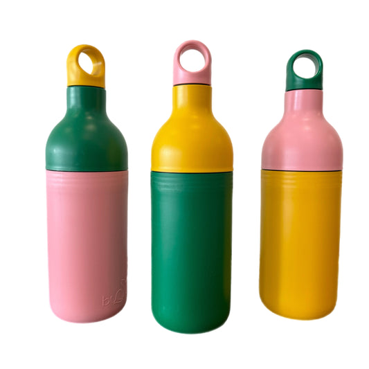 Buoy Bottle - Yellow/Pink/Green