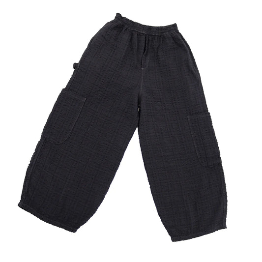 F.D.A. Black Sesame Rayon Chef Pant