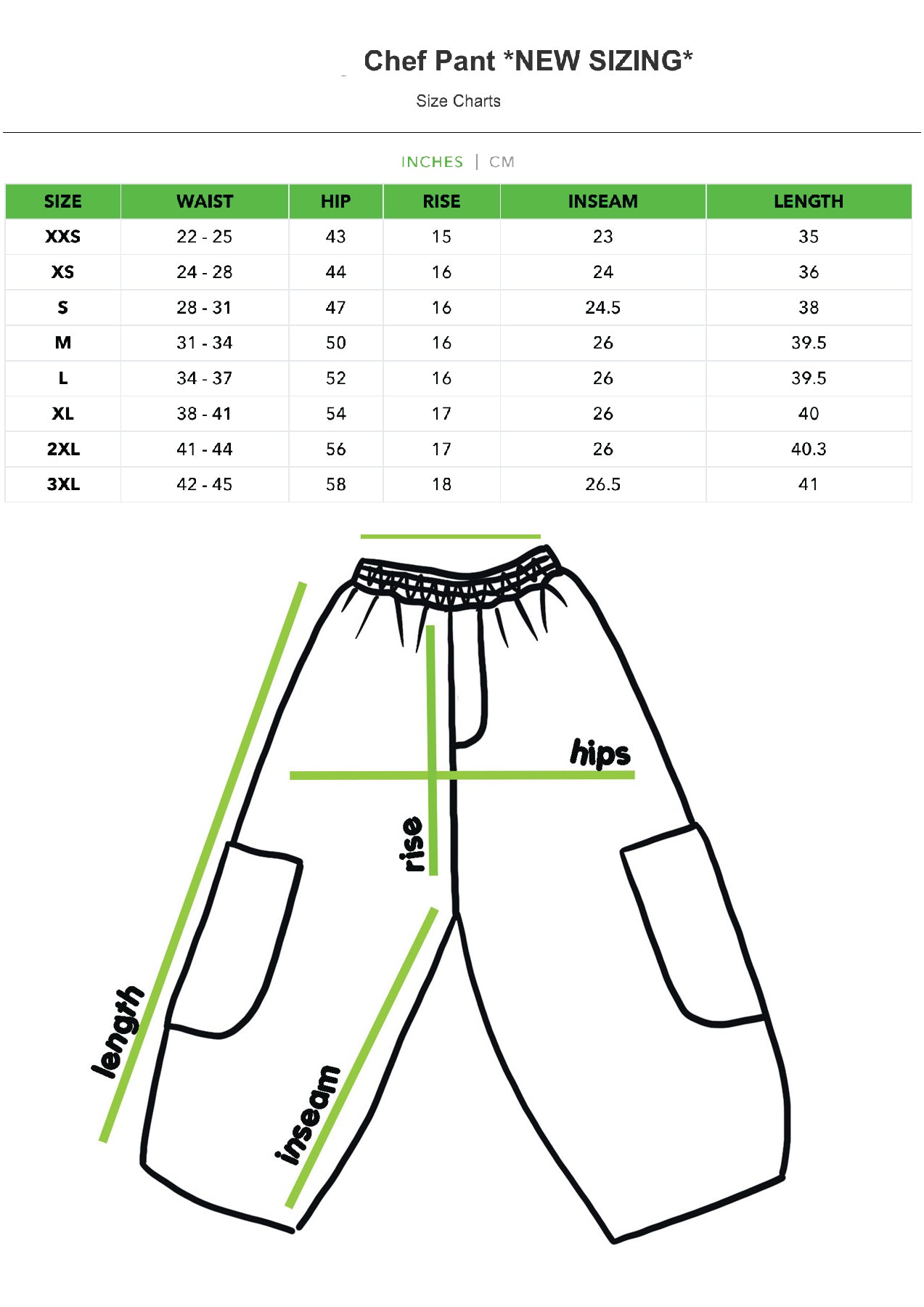 Kale Chef Pant