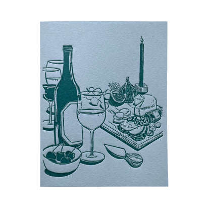 Dinner Party Greeting Card