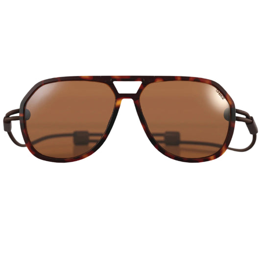 Classic in Tortoise + Brown Polarized Lens