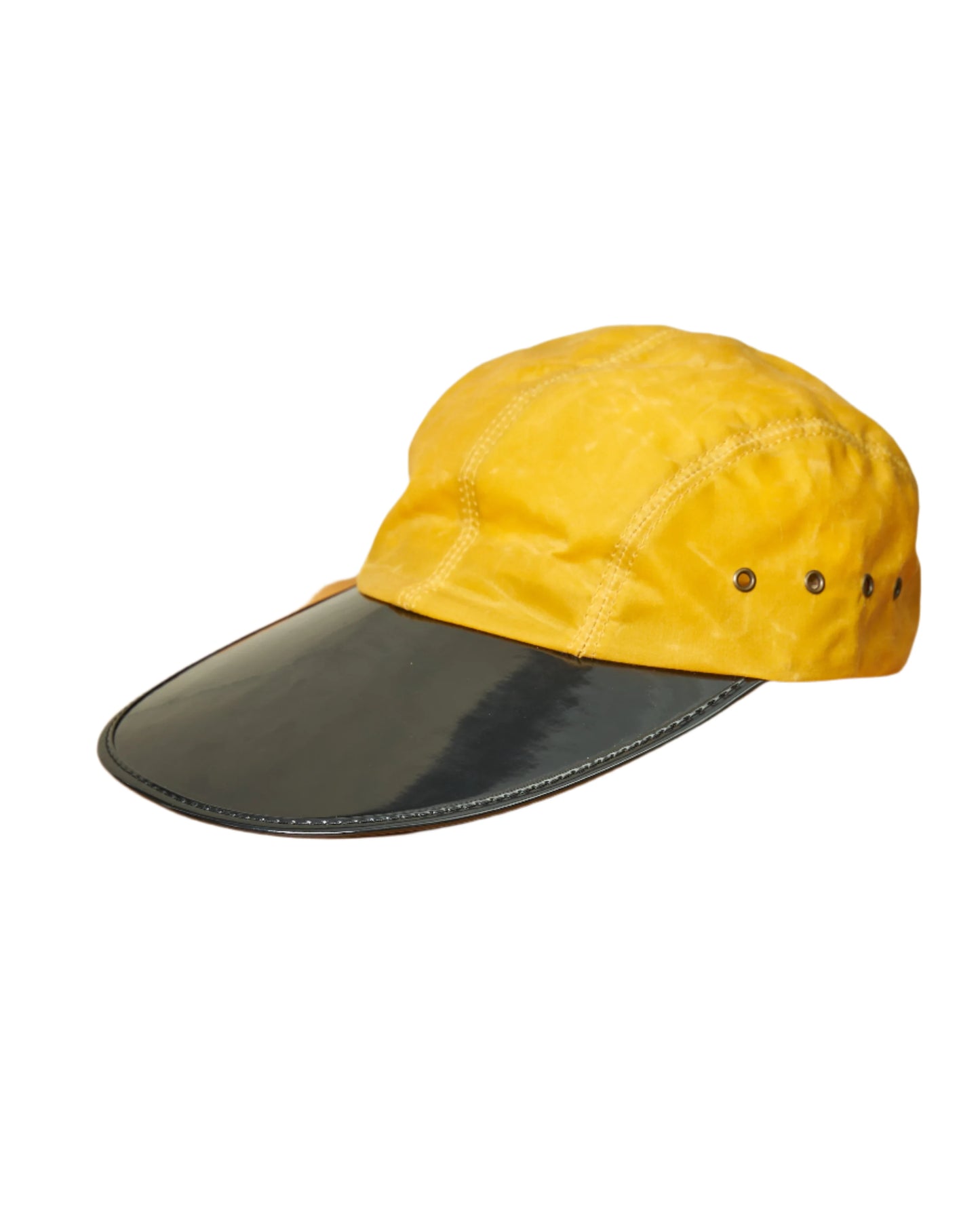 Oysterman Hat in Yellow Waxed Canvas