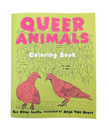 Queer Animals Coloring Book Zine