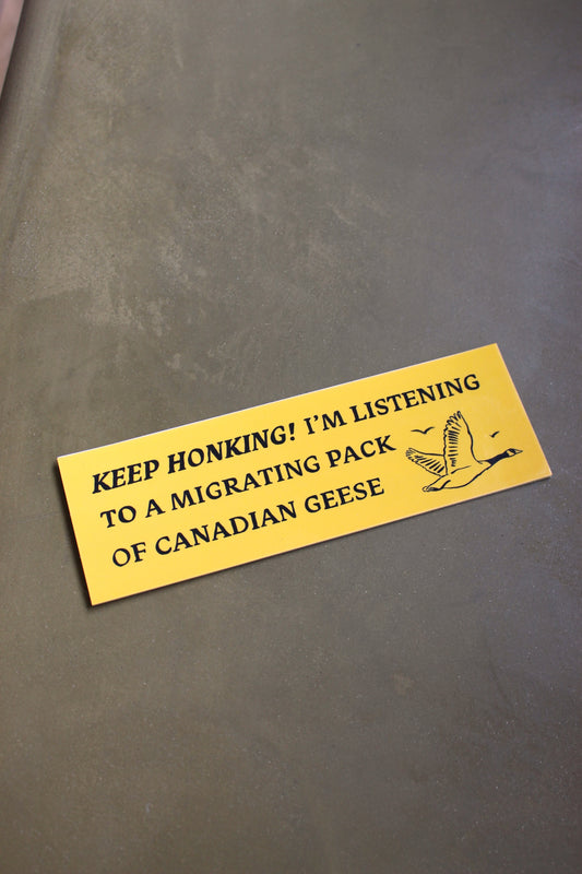 Canadian Geese - Bumper Sticker