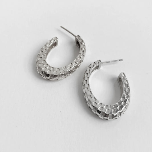 Checkerboard Hoops - Large