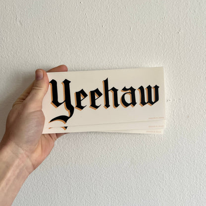 Yeehaw Bumper Sticker