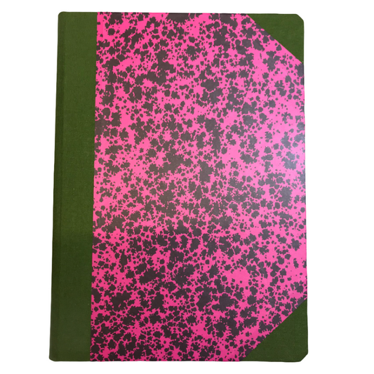 Composition Notebook in Cloud Carnation