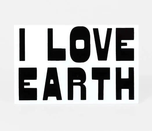 I Love Earth Bumper Sticker