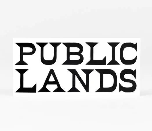 Public Lands Bumper Sticker